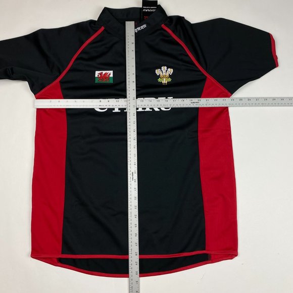 NEW Cymru Wales Rugby Jersey Shirt Sweater Mens Large Manav - Picture 6 of 9